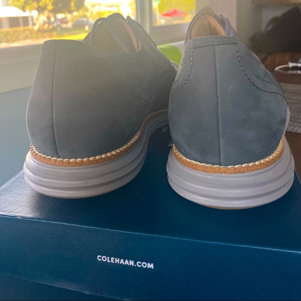 Cole Haan dress shoes. Barely worn. Suede. Size 12.